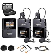 Amazon.com: COMICA BoomX-D2 Wireless Lavalier Microphone for