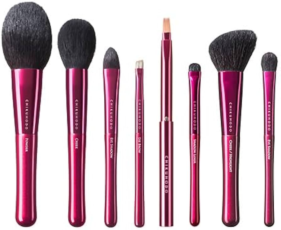 Amazon.co.jp: 熊野筆 竹宝堂 正規品 Passionシリーズ 8点セット S-PS