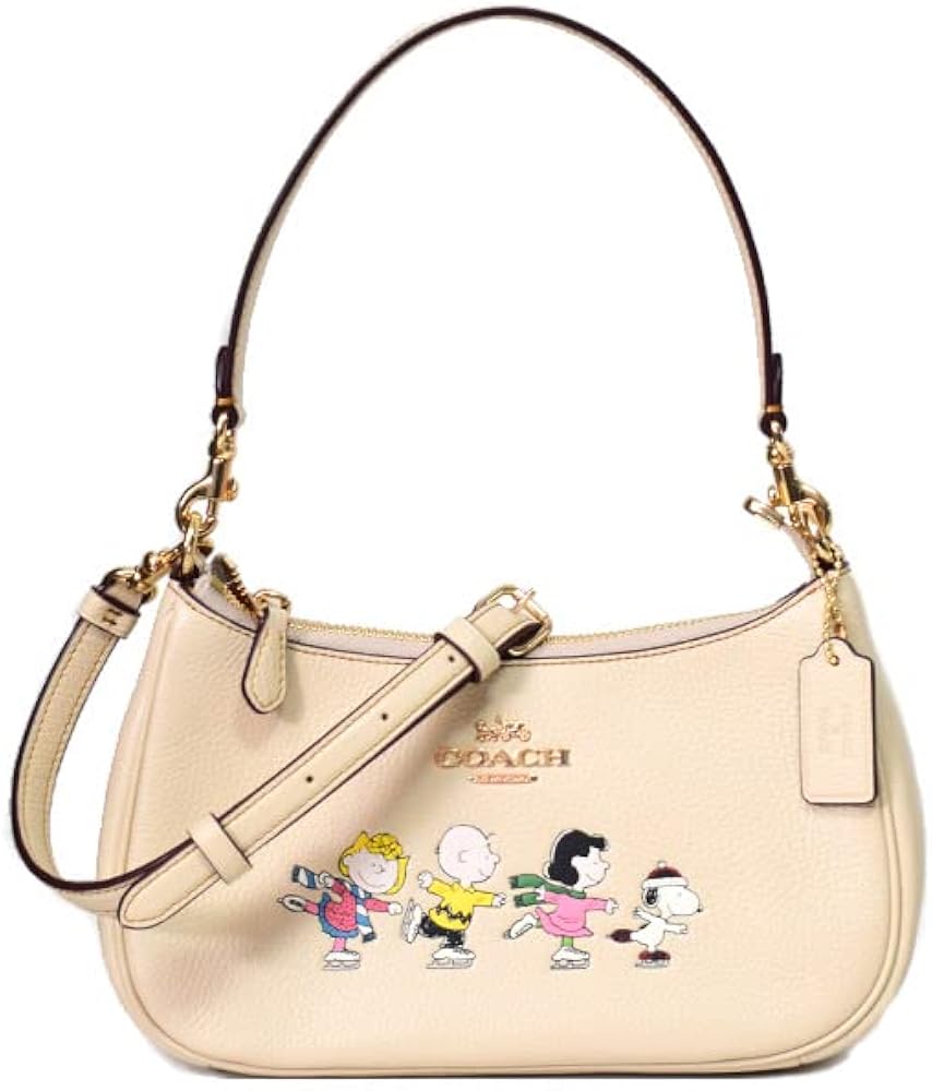 Amazon | コーチ バッグ スヌーピー ぺブルレザー ピーナッツ コラボ