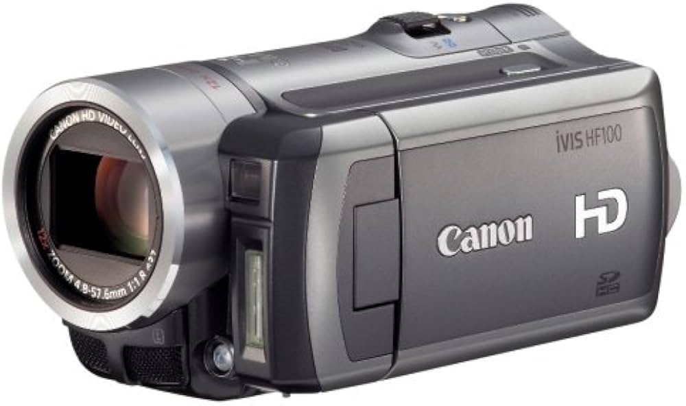 Amazon | Canon フルハイイジョンビデオカメラ iVIS (アイビス) HF100