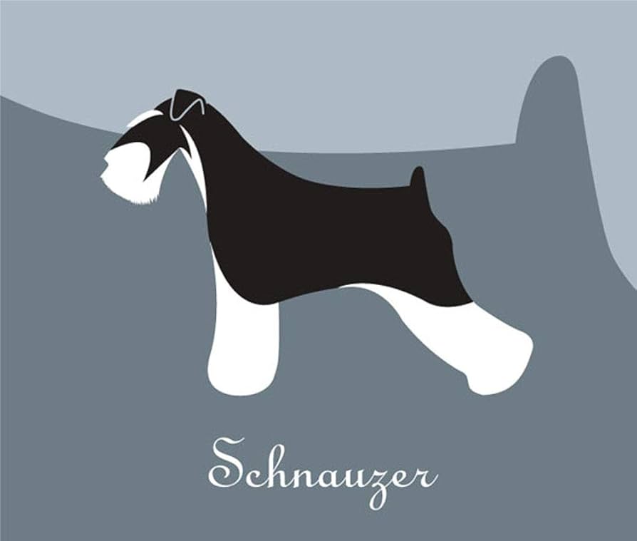 ミキール様用ステンドシュナウザー92-28 ミキール様用ステンド