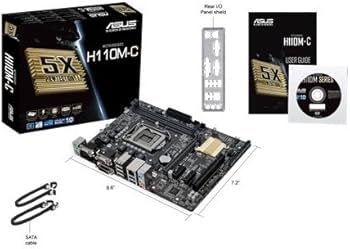 Asus Micro ATX DDR4 LGA 1151 Motherboard H110M-C/CSM : Amazon.ca