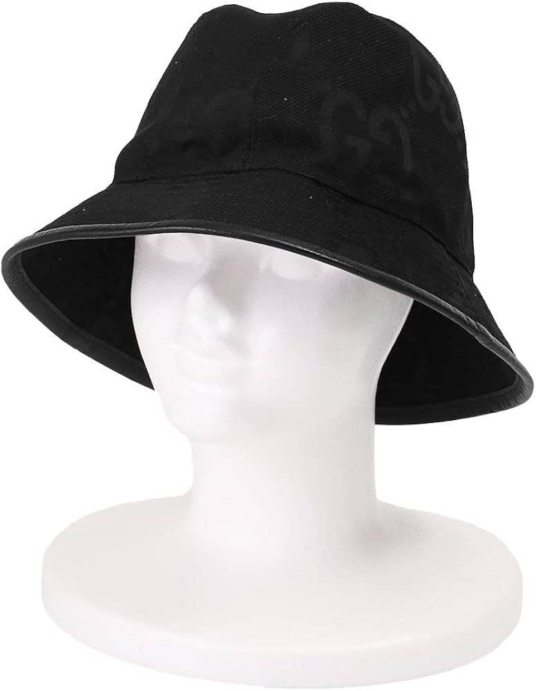 Amazon | [グッチ] ジャンボGGキャンバス バケットハット 帽子 727563
