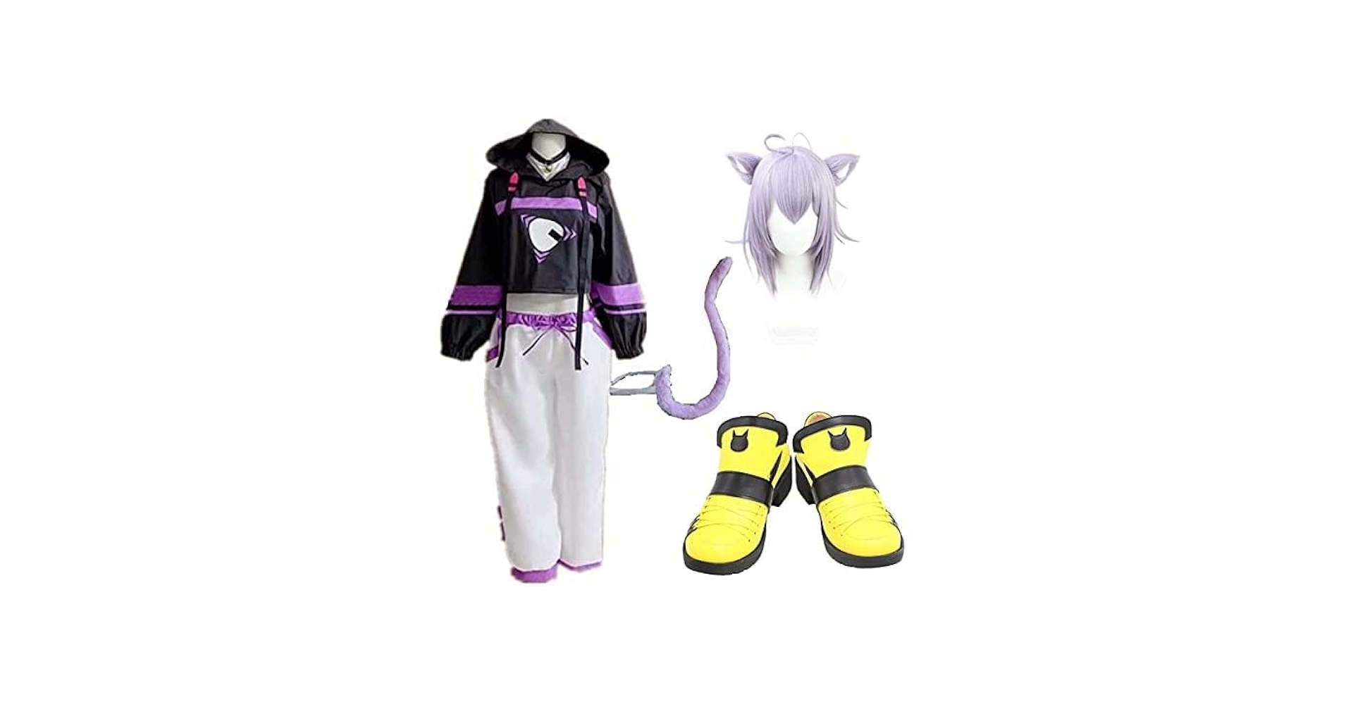 Amazon.co.jp: [DHARUN] フルセット コスプレ衣装 猫又おかゆ