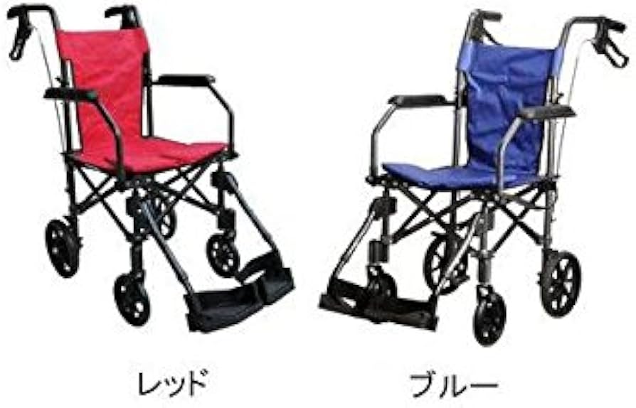 Amazon | 携帯折り畳み式軽量介助車いす ハンディライトプラス