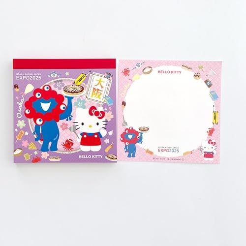 Amazon.co.jp: EXPO2025 サンリオキャラクターズ スクエアメモ帳
