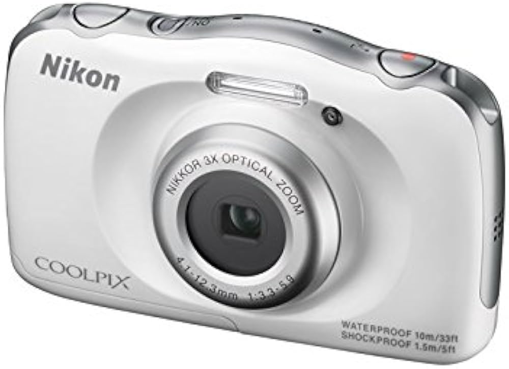 Buy Nikon Coolpix S33 13.2MP Point and Shoot Digital Camera (White