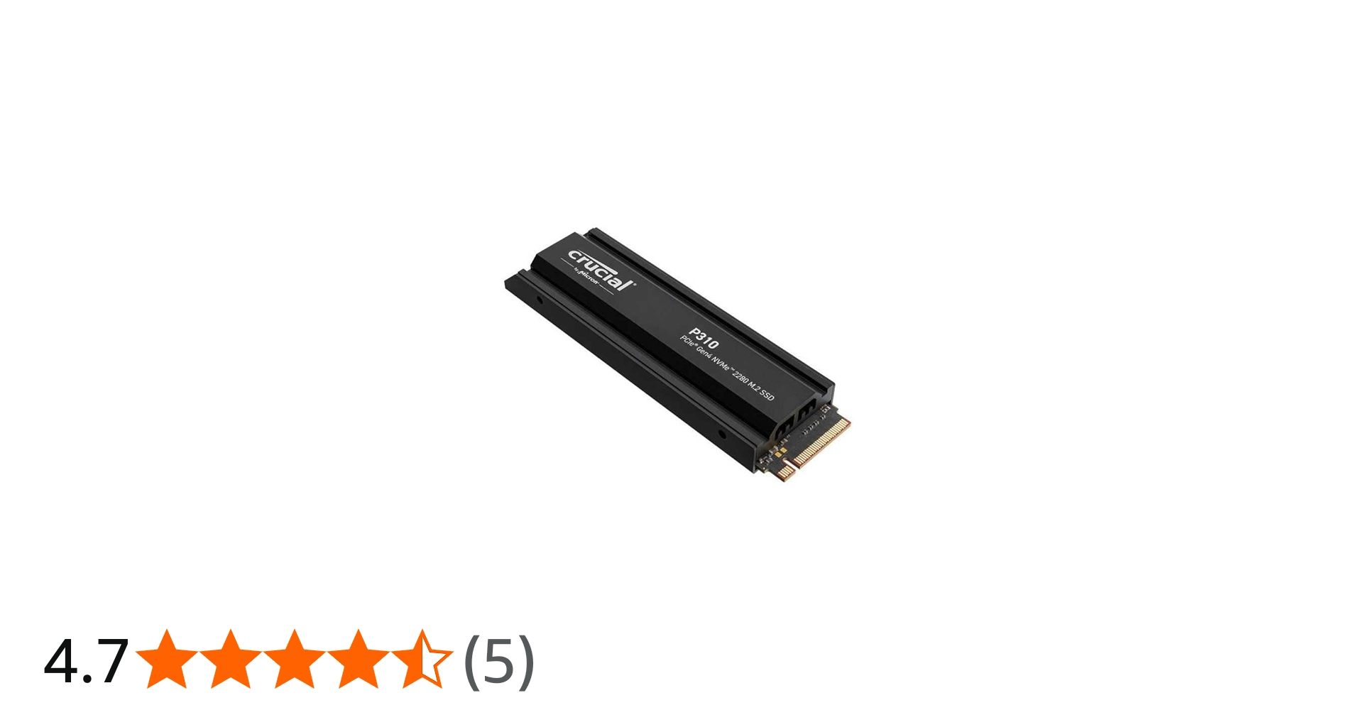 Amazon | Crucial P310 - SSD - 2TB - 内蔵型 - M.2 2280 - PCIe 4.0