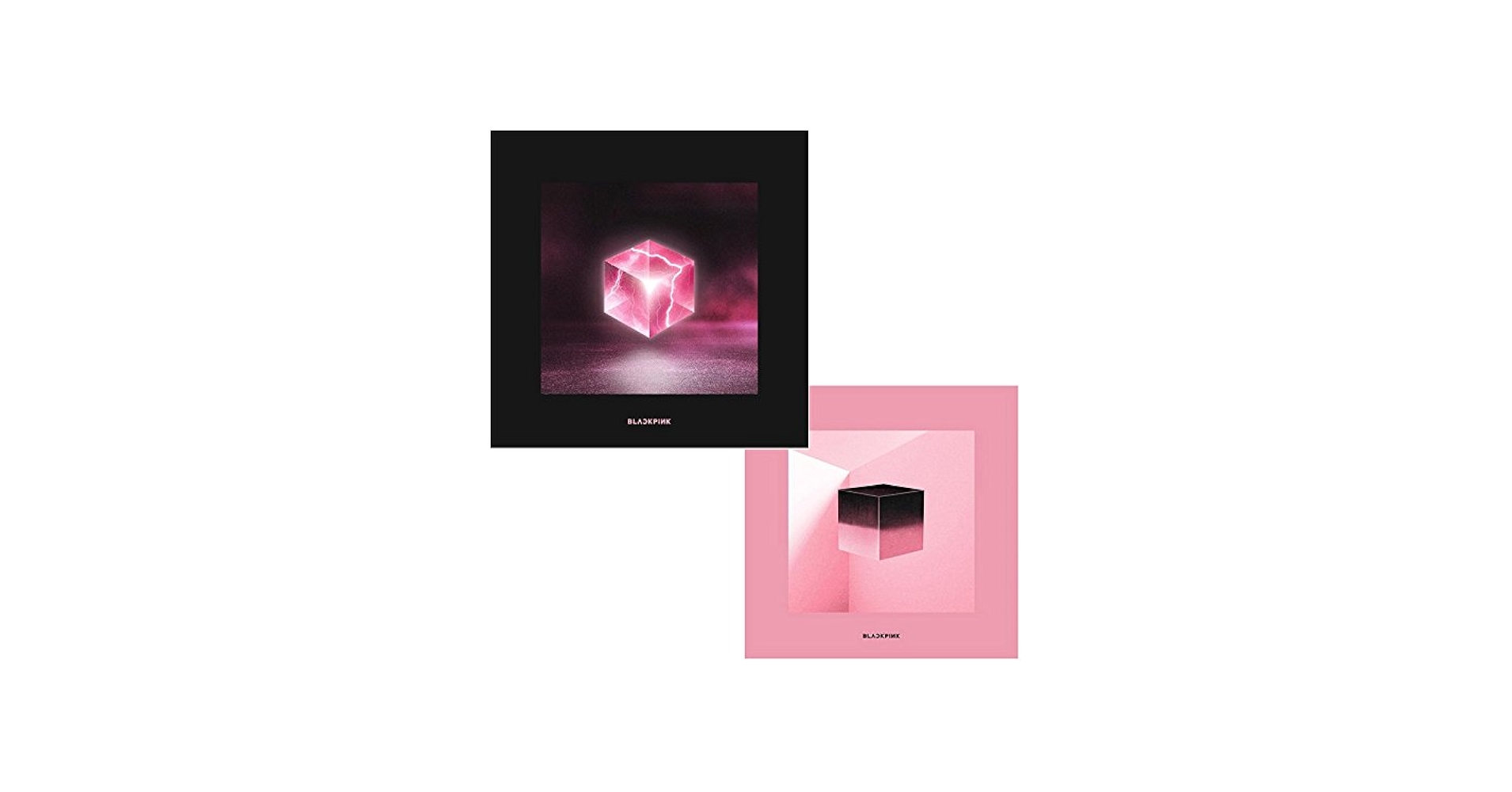 Amazon.com: BLACKPINK [SQUARE UP] 1st MINI Album Black/Pink Random