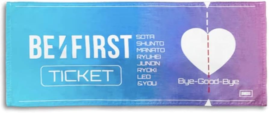Amazon.co.jp: BE:FIRST ビーファースト タオル Bye-Good-Bye One-day
