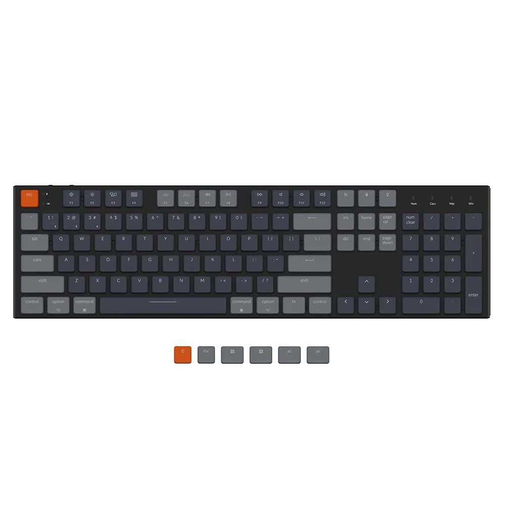 Amazon | Keychron K5 ワイヤレス・メカニカルキーボード（テンキー付