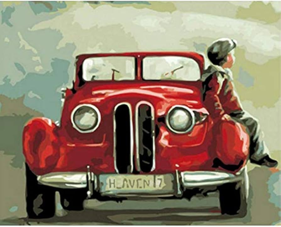 Amazon.co.jp: 数字で描く 番号でペイント デジタル絵画 現代の手描き