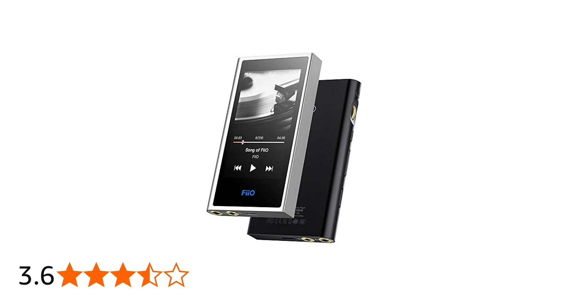 Amazon | FiiO M9 ブラック Bluetooth/Wi-Fi/バランス出力対応