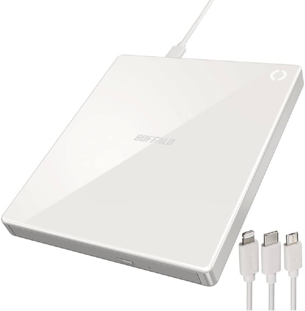 Amazon | バッファロー RR-C1-WH(ホワイト) スマートフォン用CD