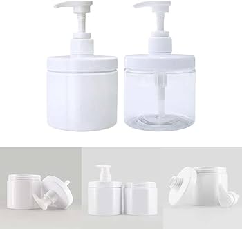 クリームシャンプー 400g ポンプ式 2本、詰め替え2つセット クリーム