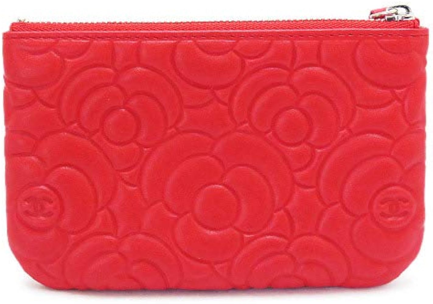 Amazon.co.jp: [シャネル] CHANEL ポーチ レディース A82279 RED/SV