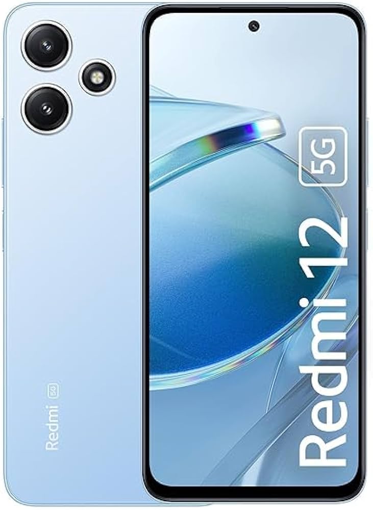 Redmi 12 5G (Pastel Blue, 6GB RAM, 128GB Storage Without Offer
