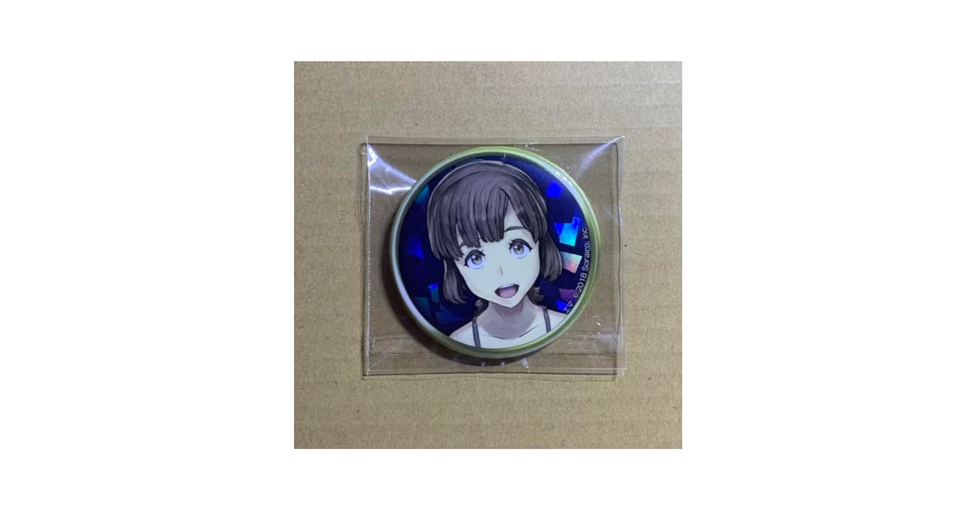 美品 希少品 人狼ジャッジメント フレディ 缶バッジ SP1 ホロ無し す*み