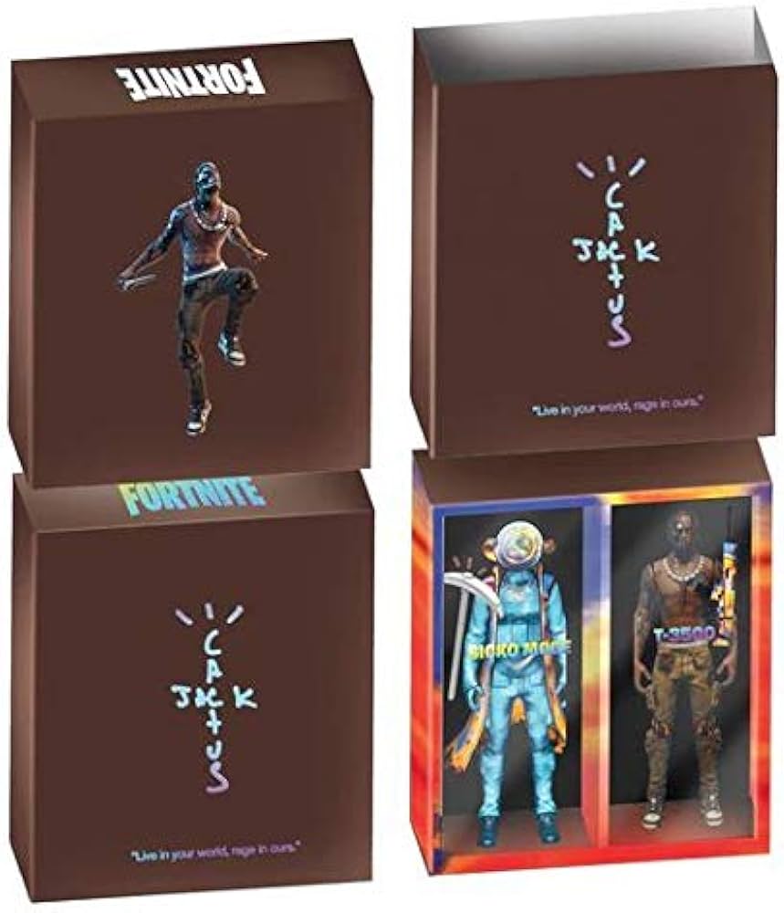 Amazon | CACTUS JACK FOR FORTNITE ACTION FIGURE DUO SET トラヴィス