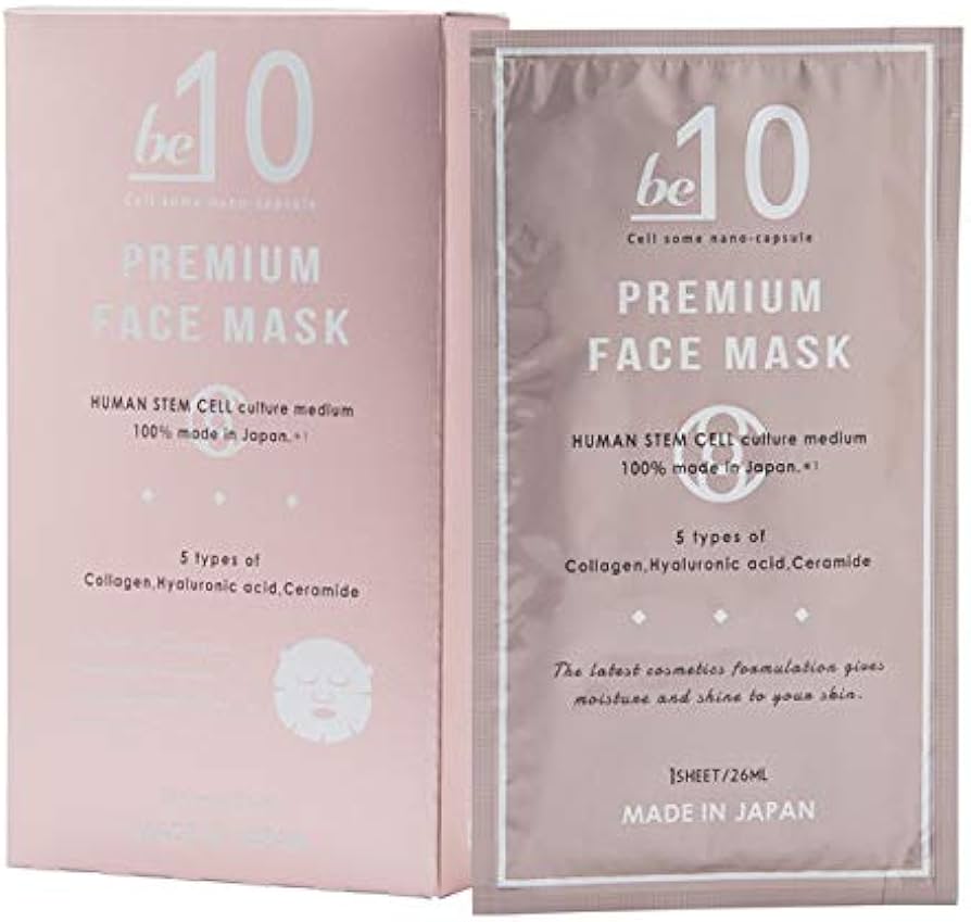 Amazon.co.jp: be－10 プレミアムフェイスマスク 5枚 : ビューティー