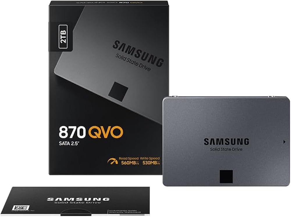 Amazon | Samsung 870 QVO 4TB SATA 2.5インチ 内蔵ソリッドステート