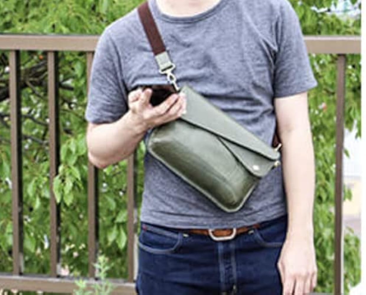 Amazon | [BEERBELLY]クラッチバッグ ショルダーバッグ 本革 メンズ