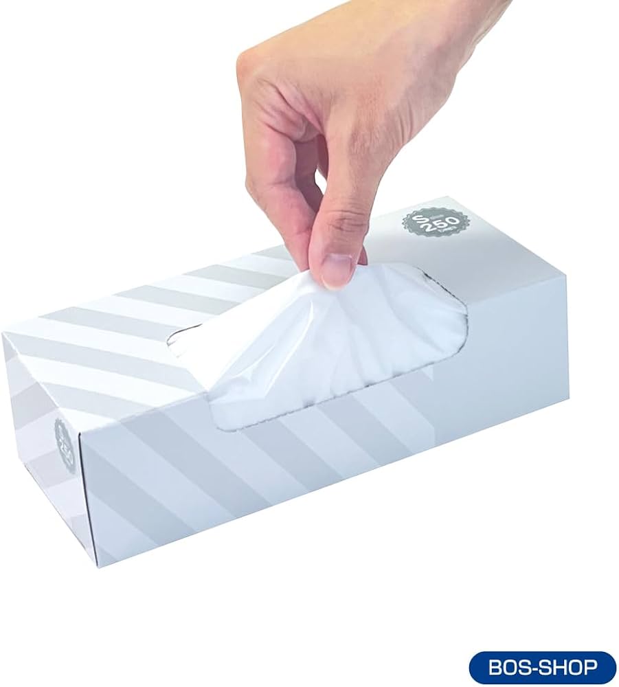 Amazon.co.jp: 臭わない袋 BOS ボス ストライプ/白 Sサイズ 250枚入