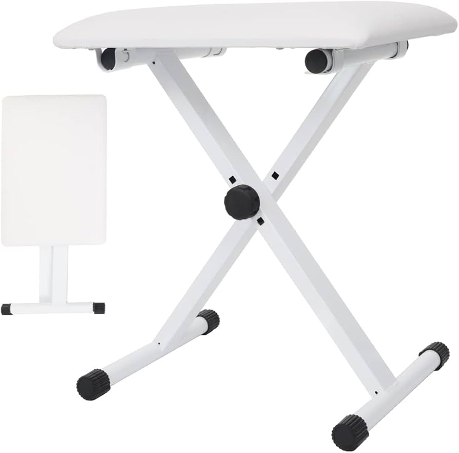 Amazon.co.jp: Carina ピアノ椅子 X型 キーボードチェア イス 3段高さ