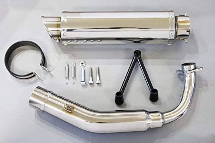 Amazon | HMS ヤマハ マジェスティ125 (5CA) バイクマフラー (キャブ車