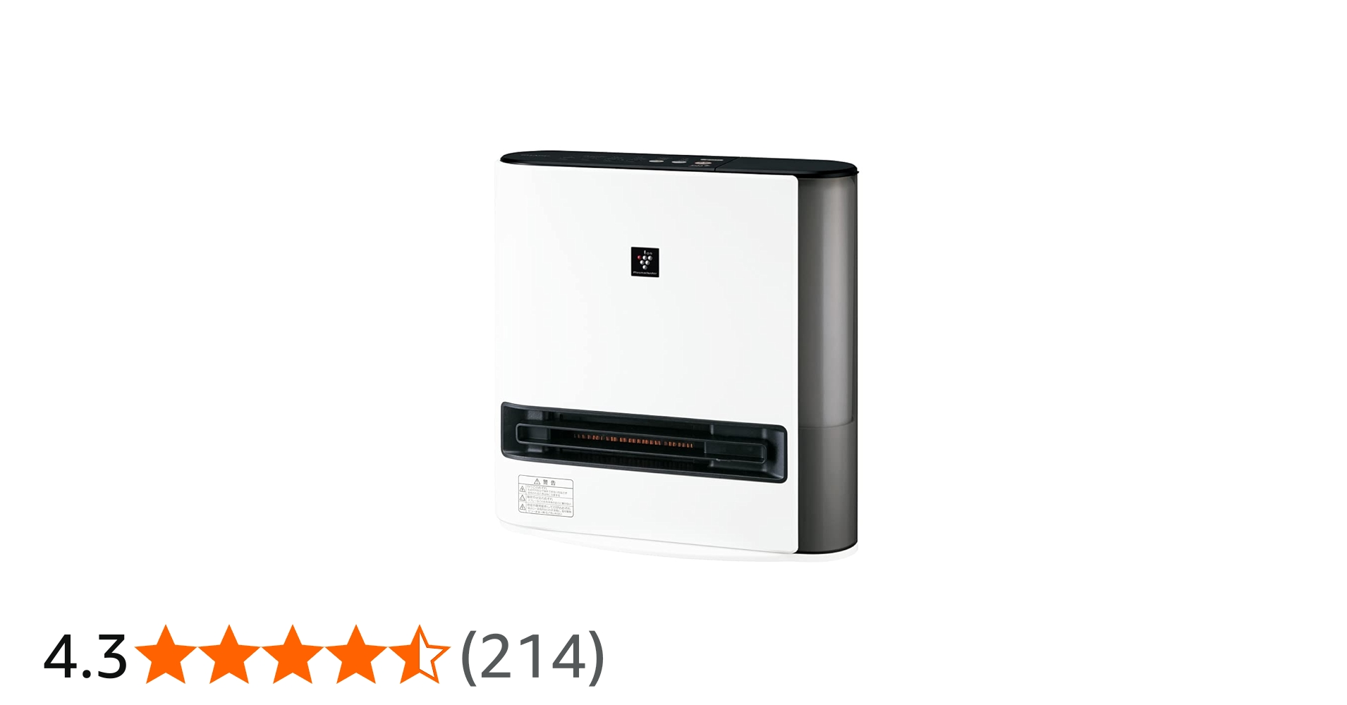 SHARP 加湿セラミックファンヒーター HX-PK12-W 2022年製 シャープ HX