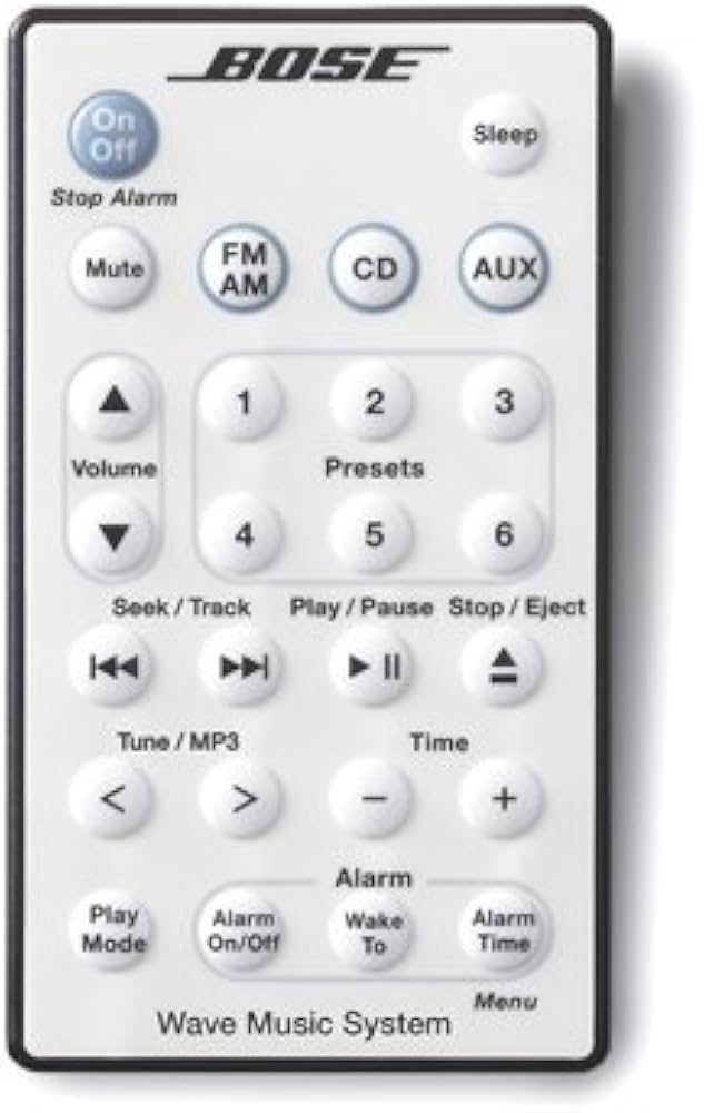 Amazon.co.jp: Bose Wave music system 専用リモコン(小) (プラチナム