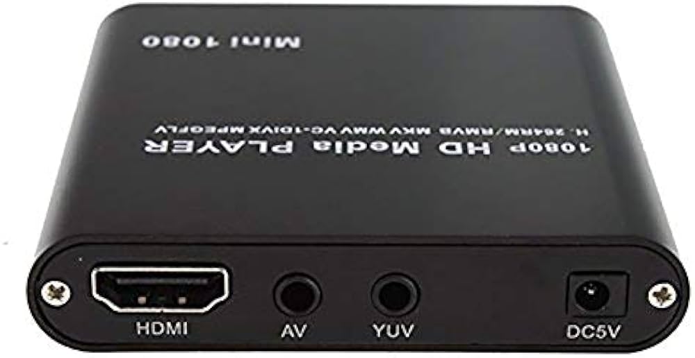 Amazon.co.jp: 超ミニサイズマルチメディアプレーヤー ブラック HDMI