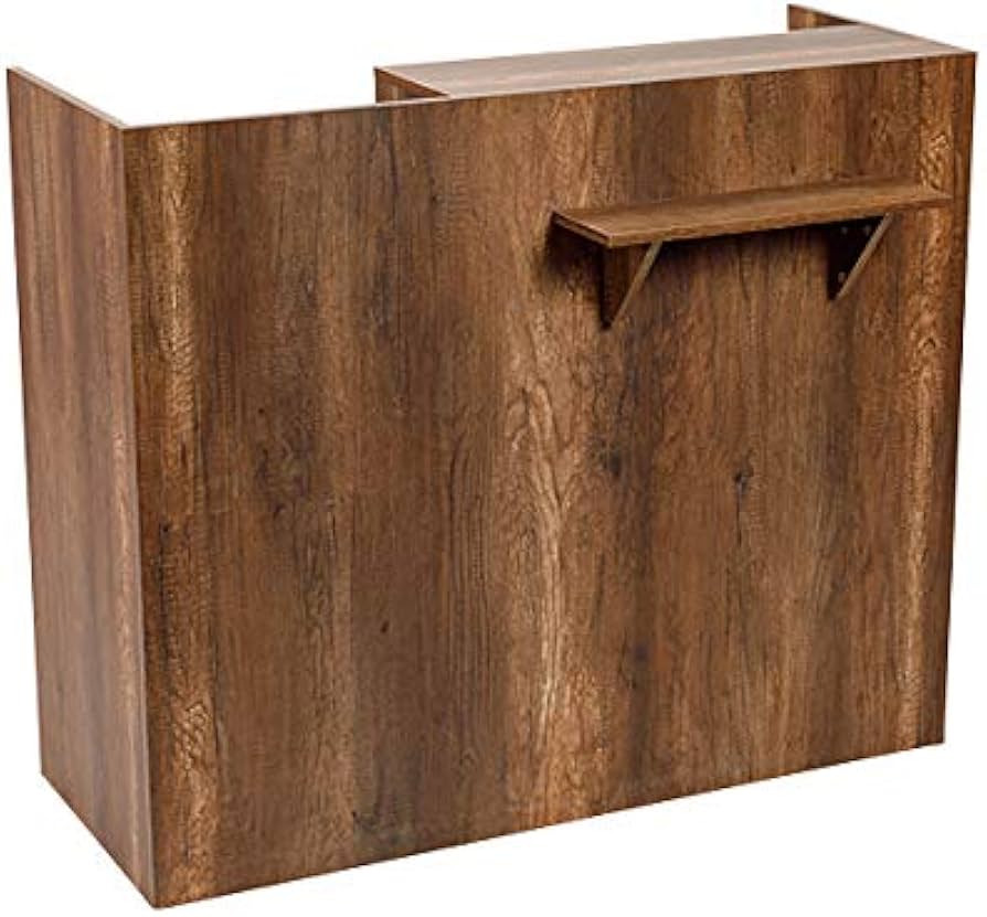 Amazon.co.jp: レジカウンター 木製 レジ台【幅120×高さ100×奥行47cm