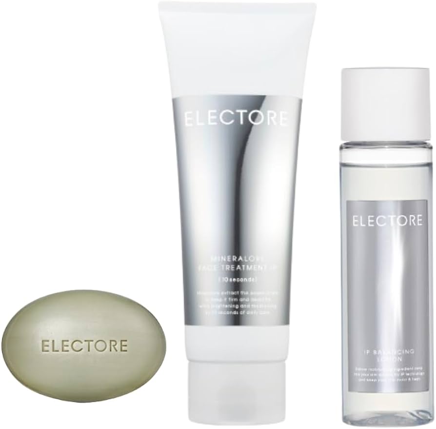 Electore フェイストリートメント モアモイスト 3本とメイク落とし