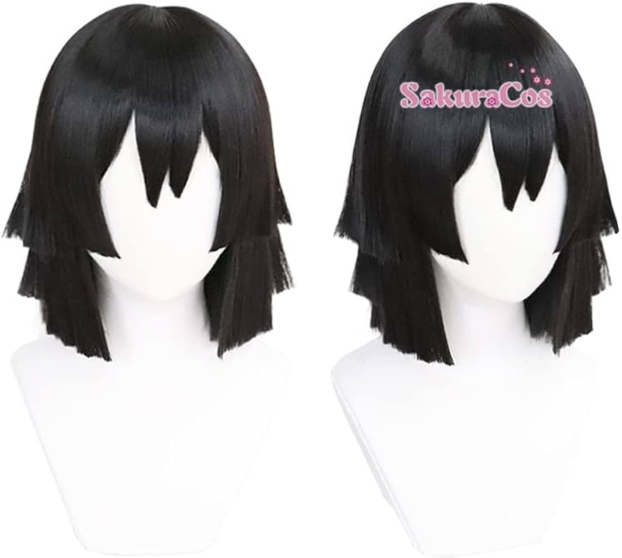Amazon.co.jp: sakuracos 伊黒小芭内 コスプレウィッグ : ホビー