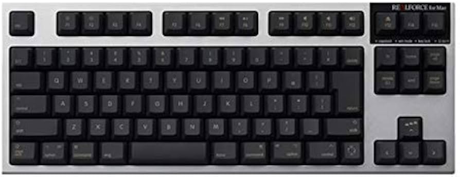 REALFORCE for Mac 静音 テンキーレス 日本語配列 45g Amazon.co.jp