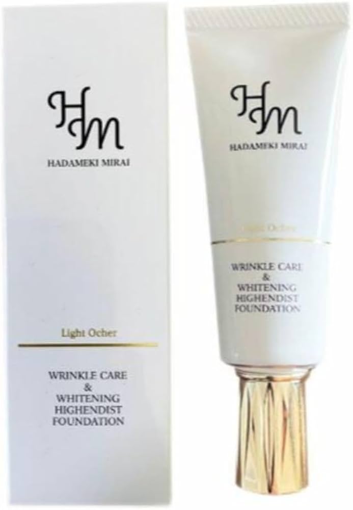 Amazon | ハダメキミライ リンクルケア 美白リキッドファンデーション