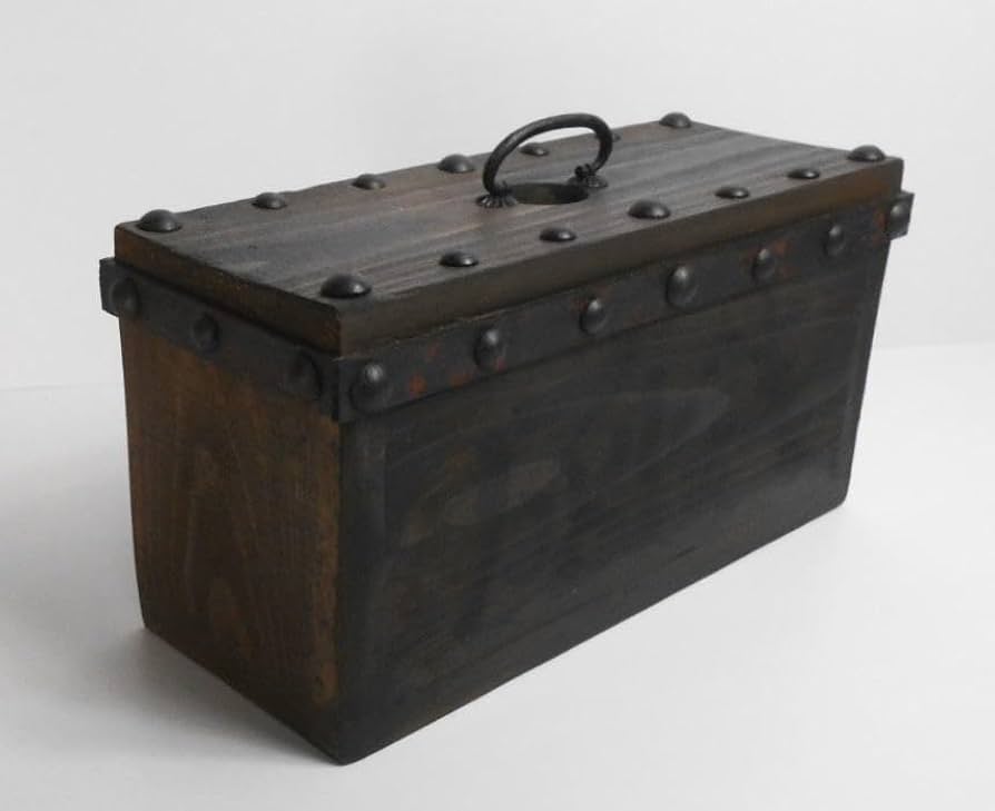 Amazon.co.jp: 江戸明治大正を復刻貯金箱集金箱千両箱手提げ金庫