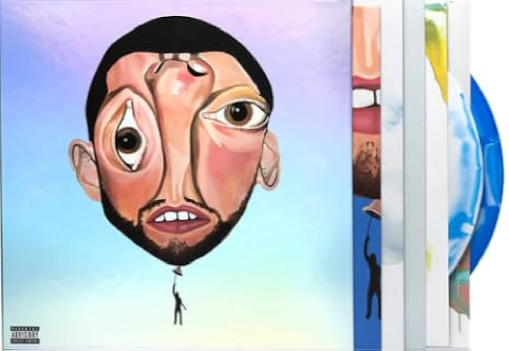 Amazon.com: Mac Miller – Balloonerism (Deluxe) White & Blue Smash