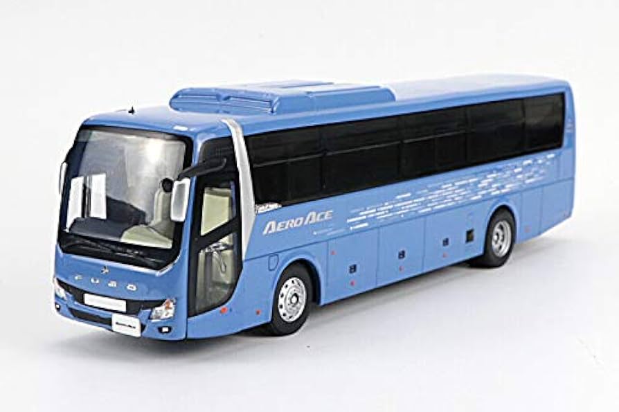 Amazon.co.jp: ATLAS 1/43 Mitsubishi Fuso Aero Ace Bus Blue : Toys