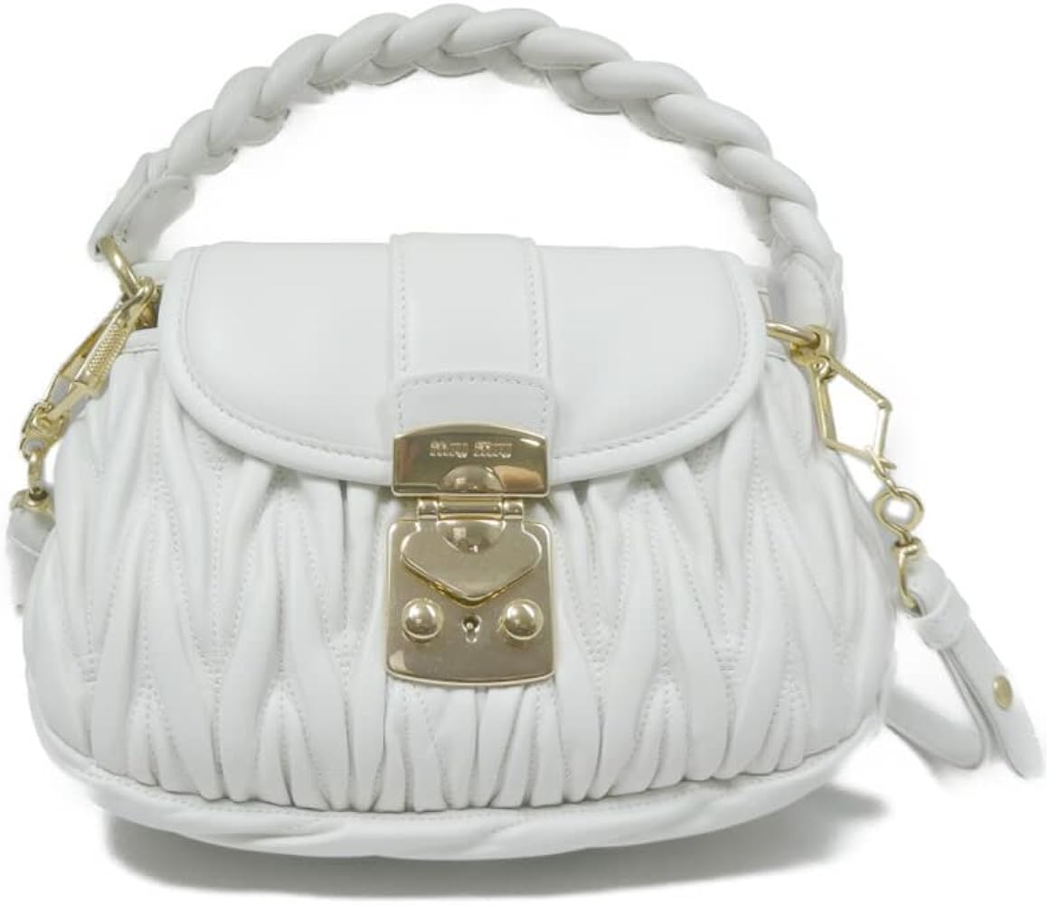 Amazon | MIUMIU ショルダーバッグ マテラッセレザー ハンドバッグ