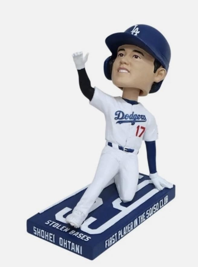 Amazon.co.jp: 大谷翔平 50/50記念 バブルヘッド フィギュア, 50盗塁