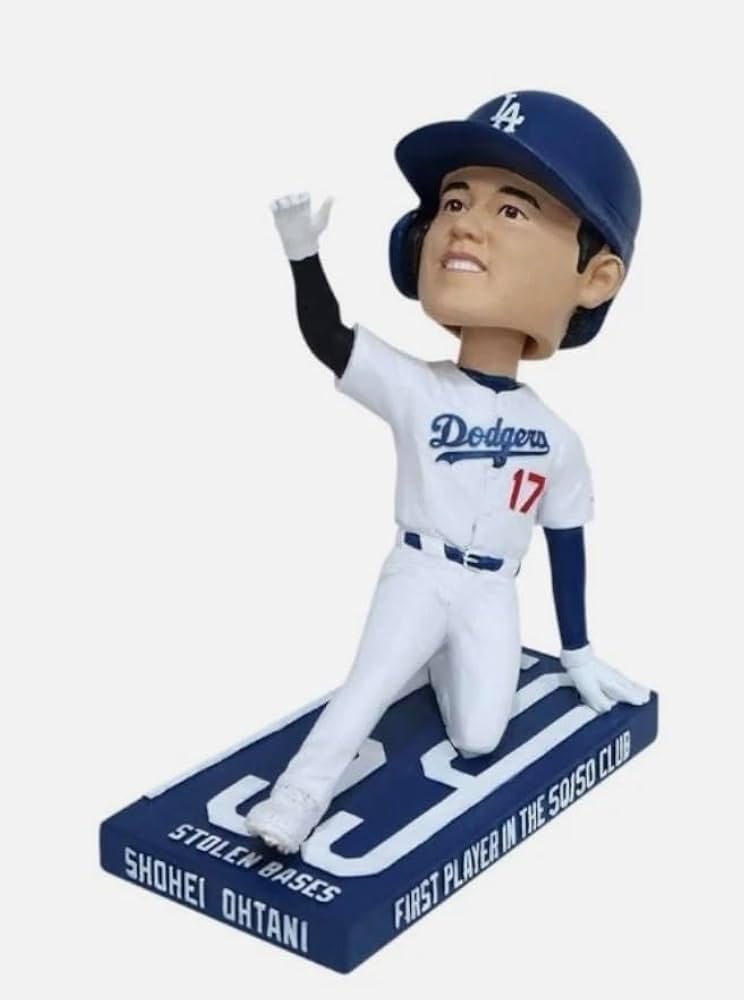 Amazon.co.jp: 大谷翔平 50/50記念 バブルヘッド フィギュア, 50盗塁