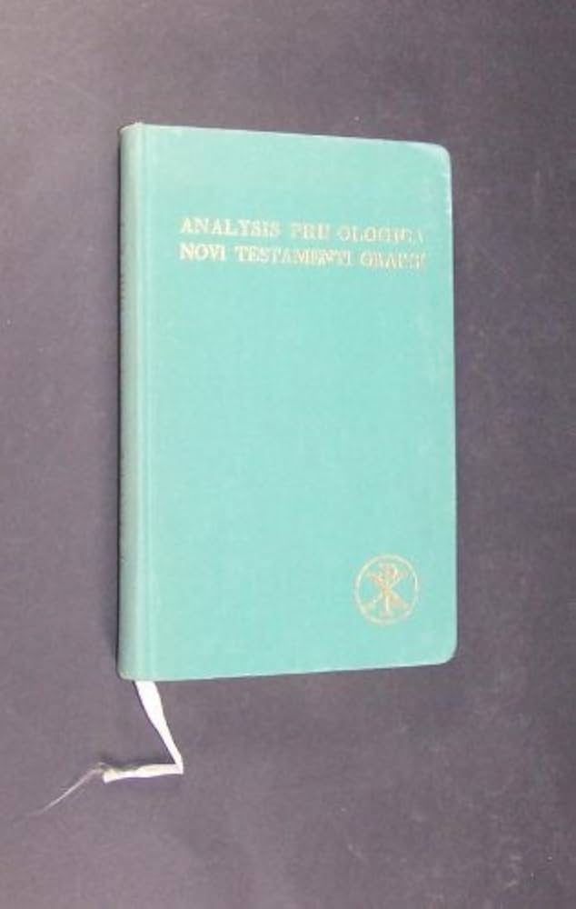 Analysis Philologica Novi Testamenti Graeci: Zerwick, Max: Amazon