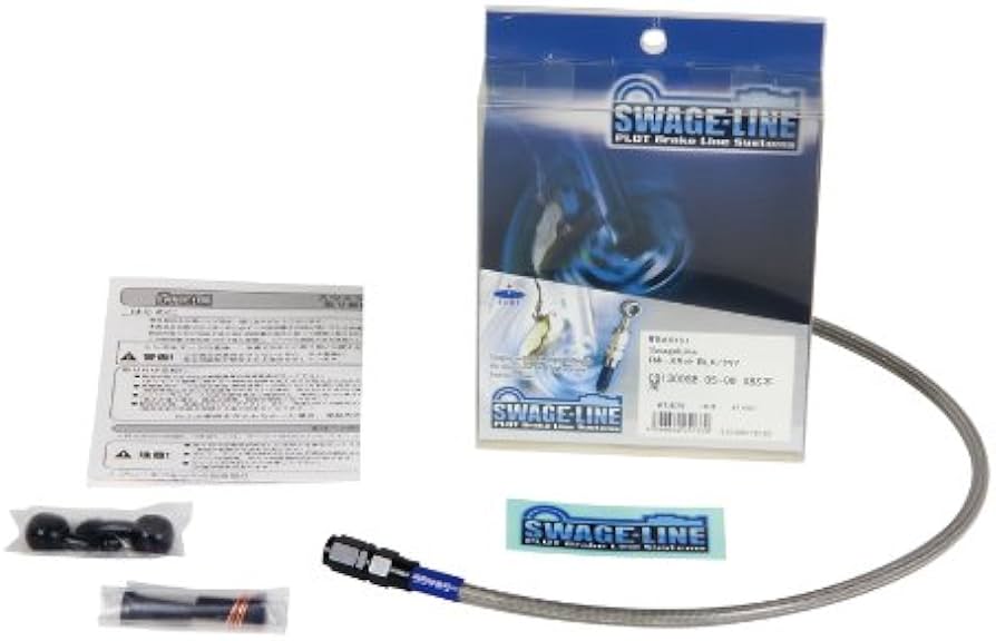 Amazon | SWAGE LINE(スウェッジライン) リアブレーキホースKIT アルミ