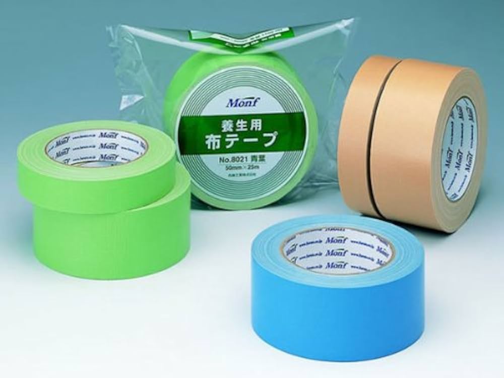 Amazon.co.jp: 古藤工業 MONF No.8021 養生用布粘着テープ 25mm×25m(60