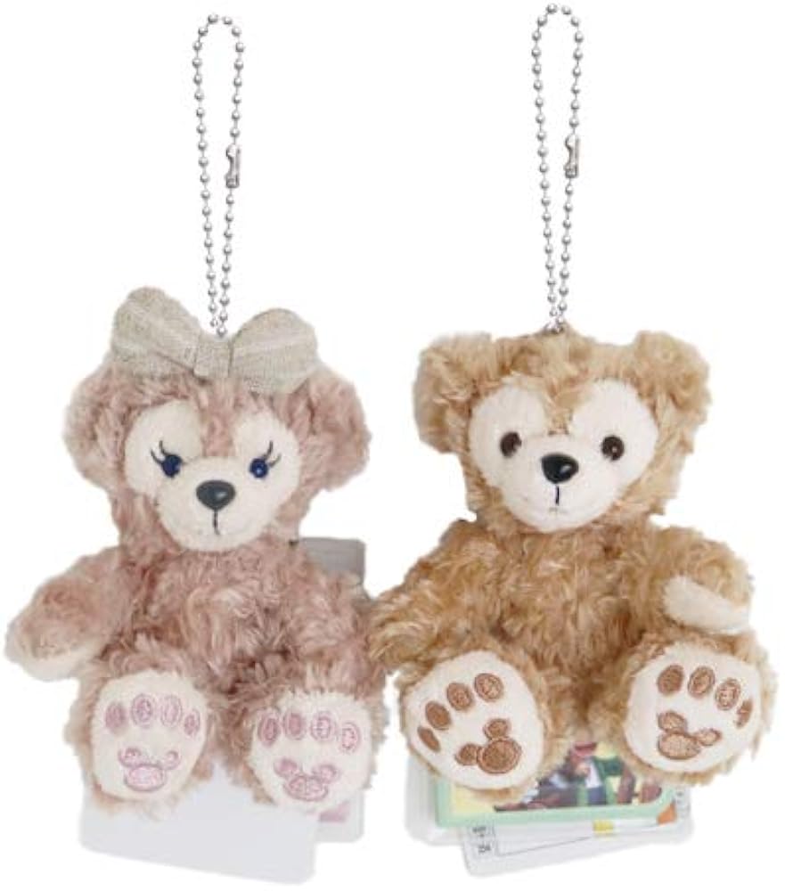 Amazon.co.jp: ダッフィー シェリーメイ ぬいぐるみ ペアストラップ