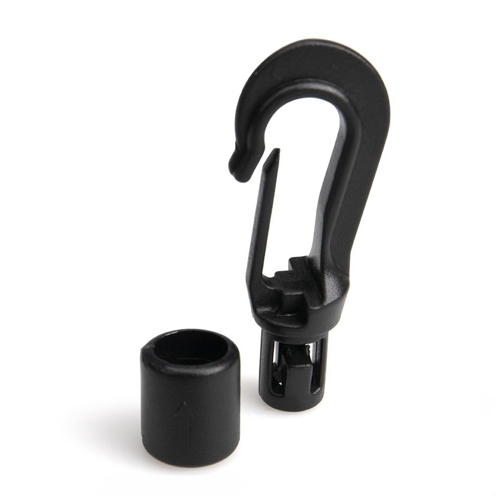 Paracord Planet Bungee Cord End Hooks – Fits 1/8