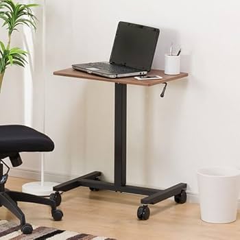 Amazon.co.jp: ニトリ 昇降デスク テン 60 ミドルブラウン/ブラック