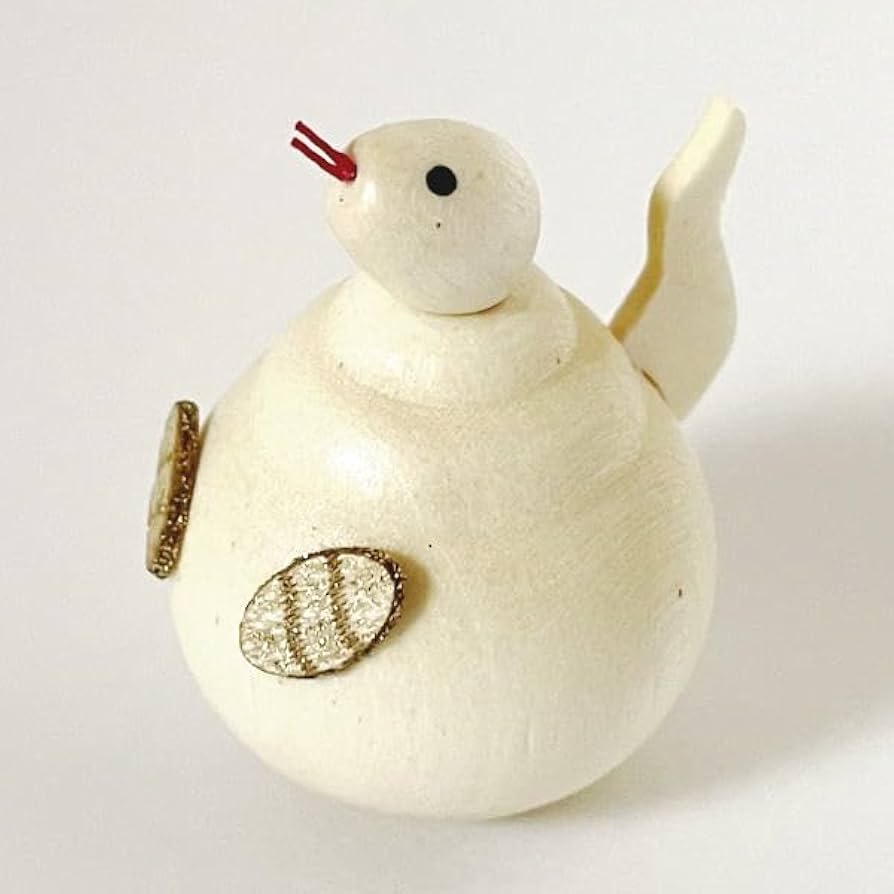 Amazon.co.jp: 木製の十二支（干支） の 2025 へび（蛇）の